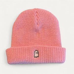 LONELY GHOST Pink Beanie